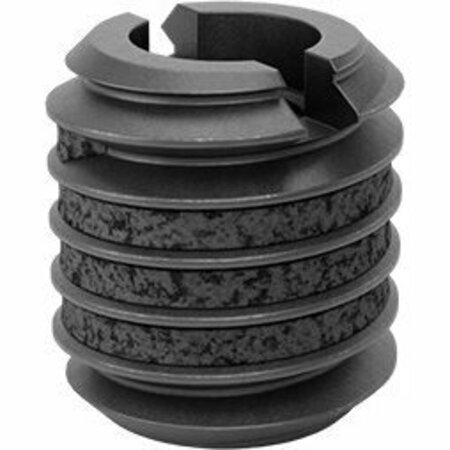 BSC PREFERRED Black-Phosphate Steel Thread-Locking Insert Easy-to-Install 10-32 Thread Size 3/8-16 Tap Size, 10PK 90248A068